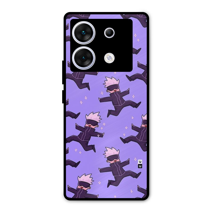 Happy Gojo Metal Back Case for Infinix Zero 30 5G