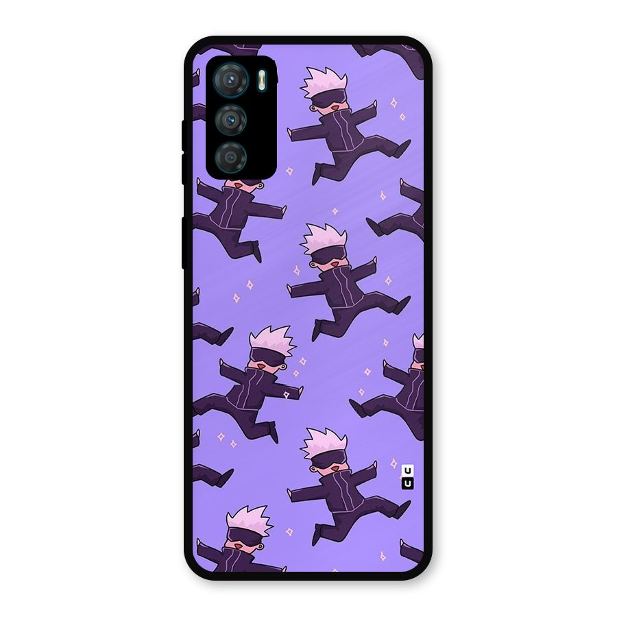 Happy Gojo Metal Back Case for Moto G42