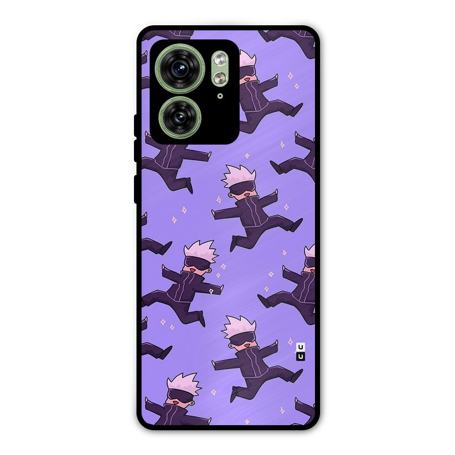 Happy Gojo Metal Back Case for Motorola Edge 40 5G