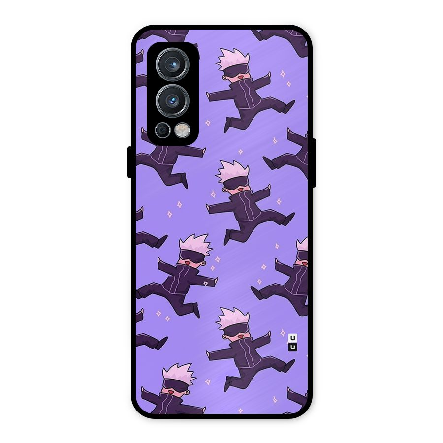 Happy Gojo Metal Back Case for OnePlus Nord 2 5G