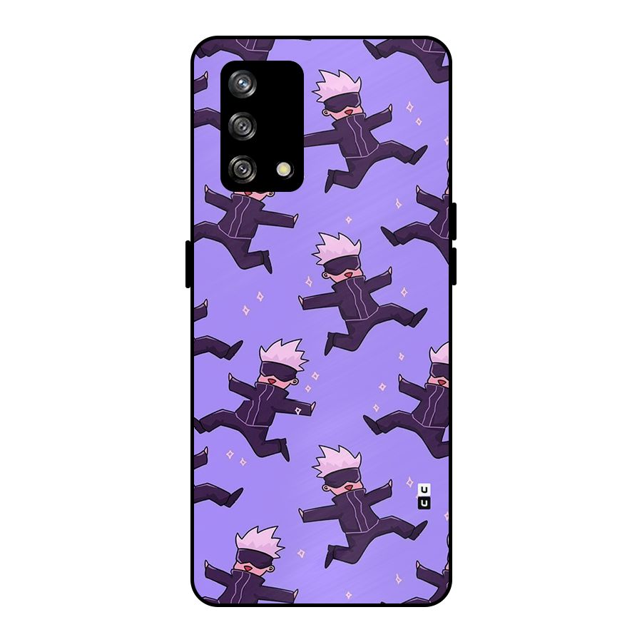 Happy Gojo Metal Back Case for Oppo F19