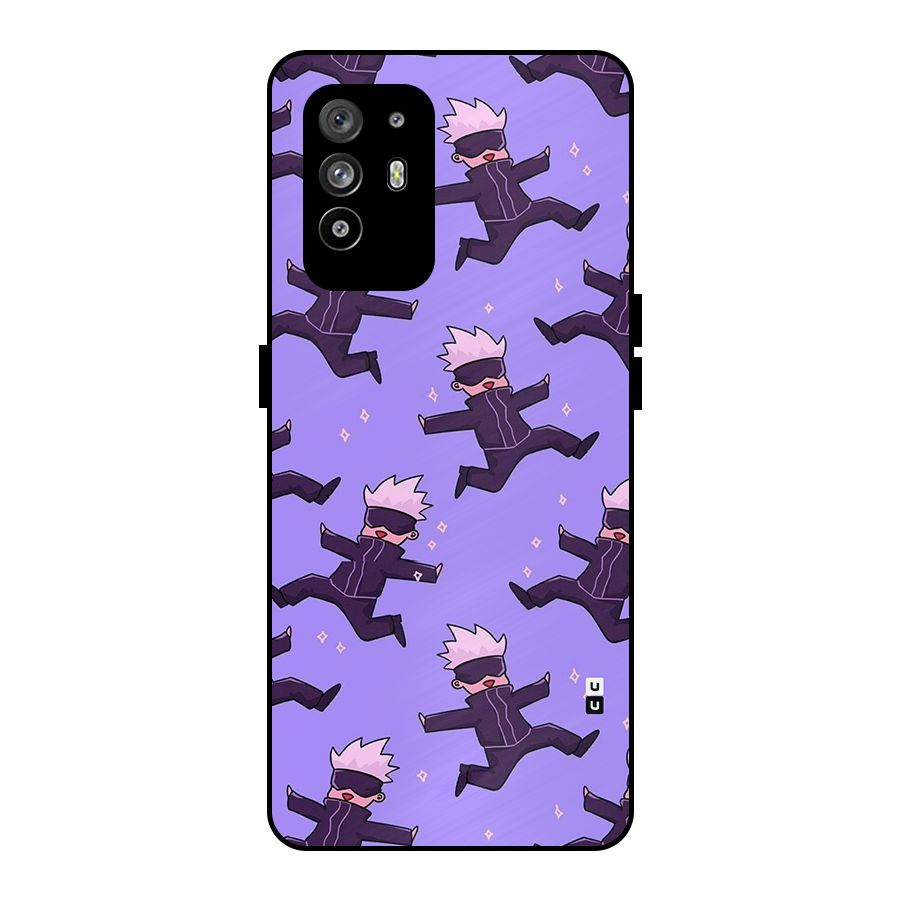 Happy Gojo Metal Back Case for Oppo F19 Pro Plus 5G