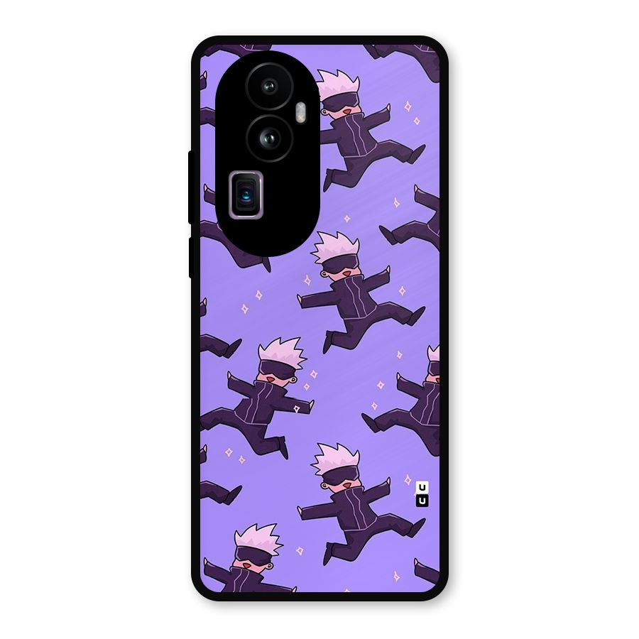 Happy Gojo Metal Back Case for Oppo Reno10 Pro Plus