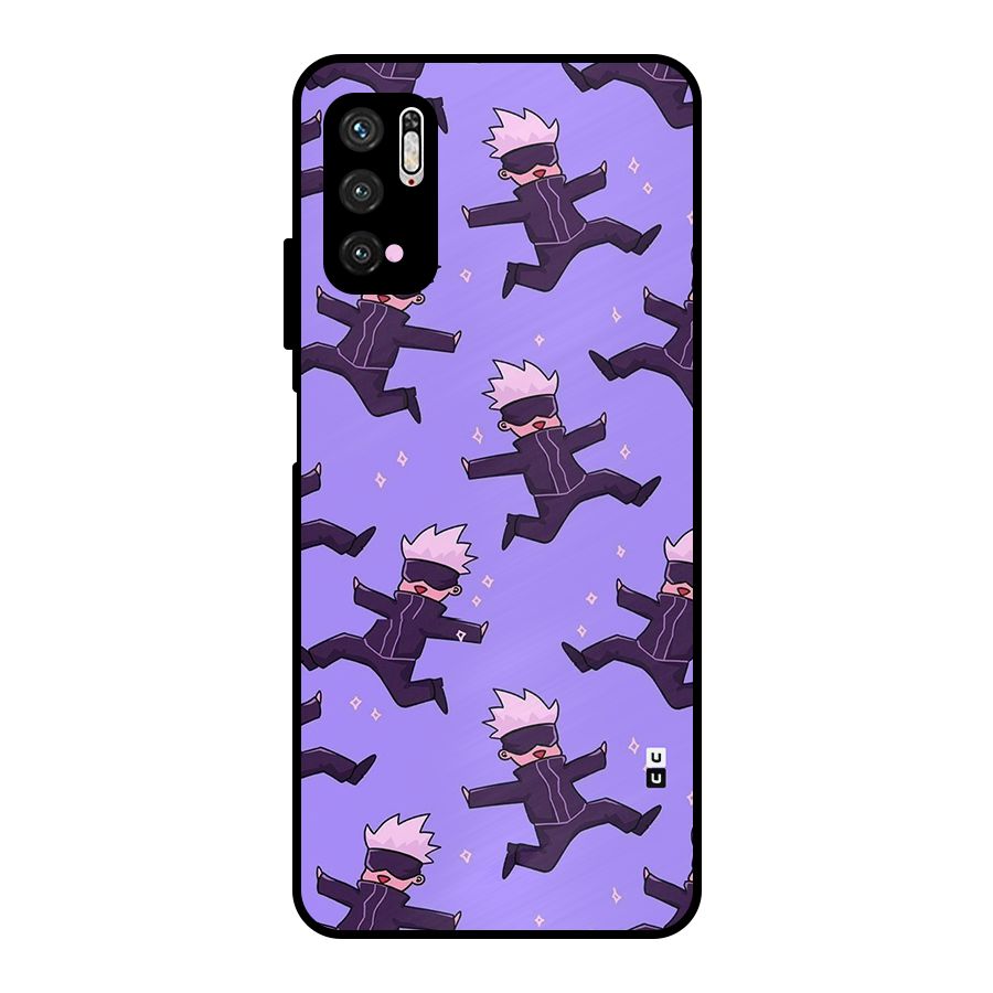 Happy Gojo Metal Back Case for Poco M3 Pro 5G