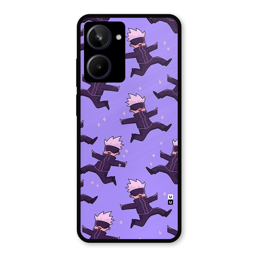 Happy Gojo Metal Back Case for Realme 10