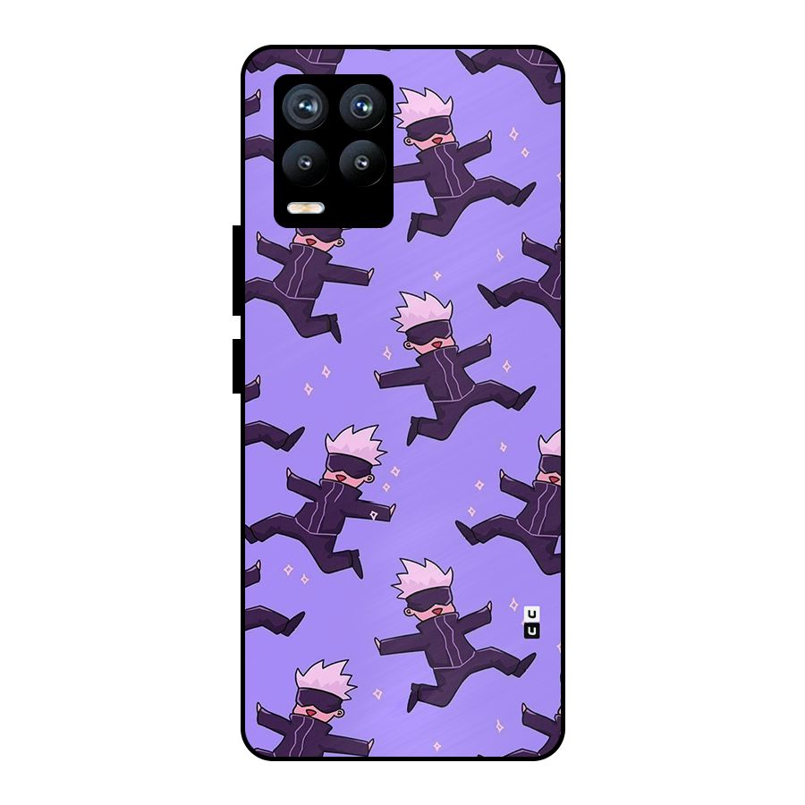 Happy Gojo Metal Back Case for Realme 8
