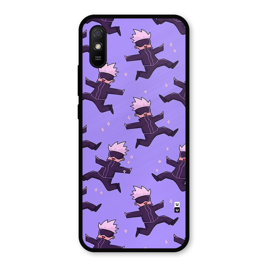 Happy Gojo Metal Back Case for Redmi 9a
