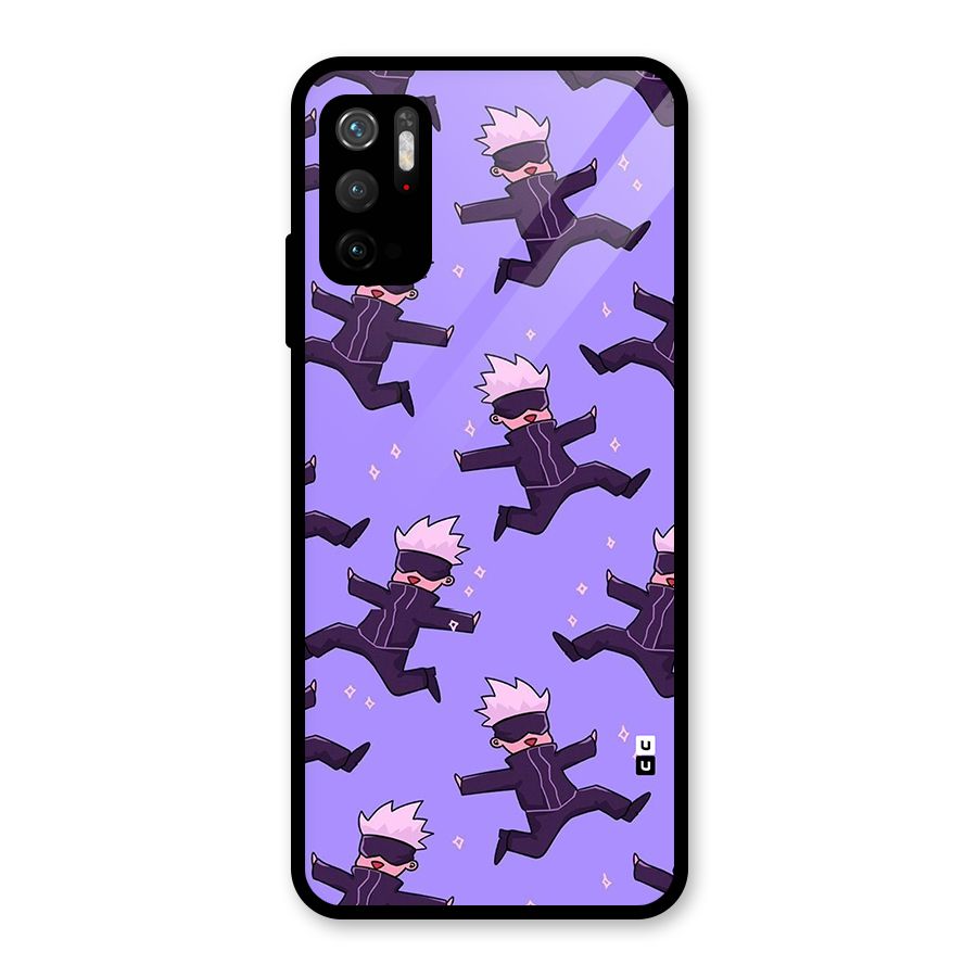 Happy Gojo Metal Back Case for Redmi Note 10T 5G
