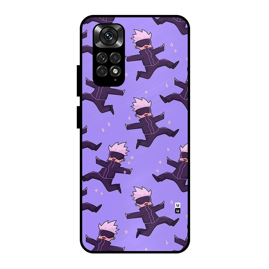 Happy Gojo Metal Back Case for Redmi Note 11 Pro
