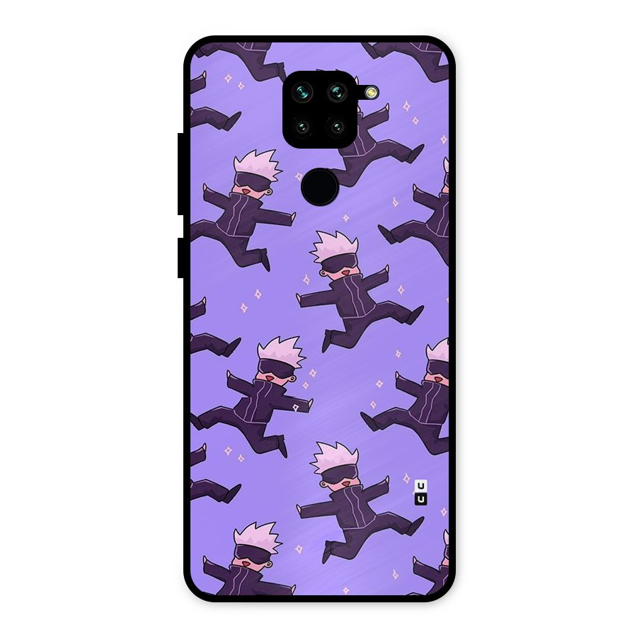 Happy Gojo Metal Back Case for Redmi Note 9