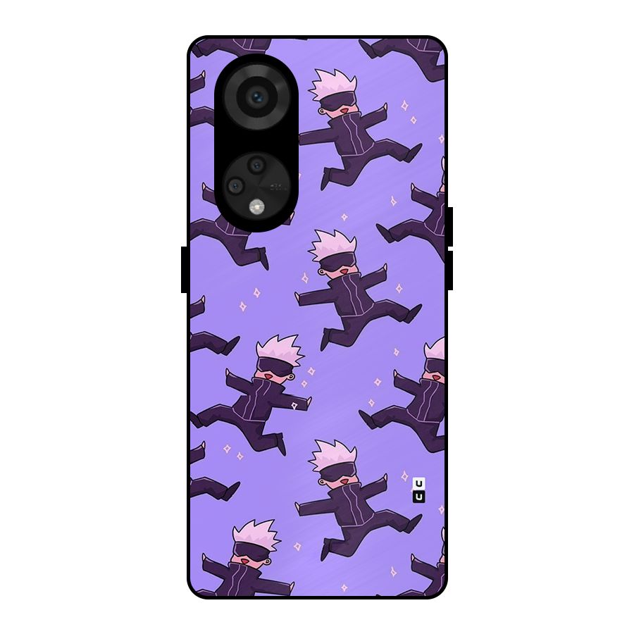 Happy Gojo Metal Back Case for Reno8 T 5G