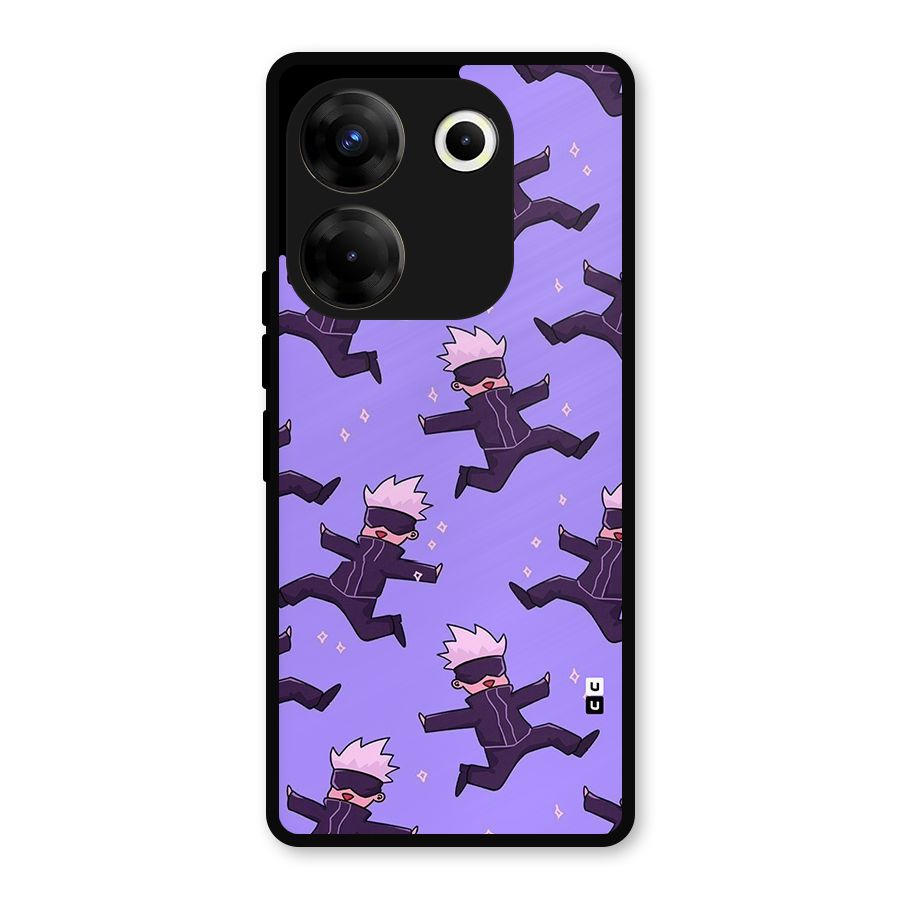 Happy Gojo Metal Back Case for Tecno Camon 20