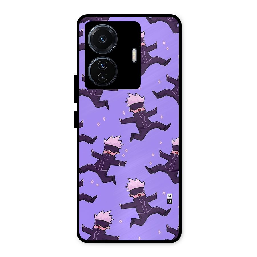 Happy Gojo Metal Back Case for Vivo T1 Pro