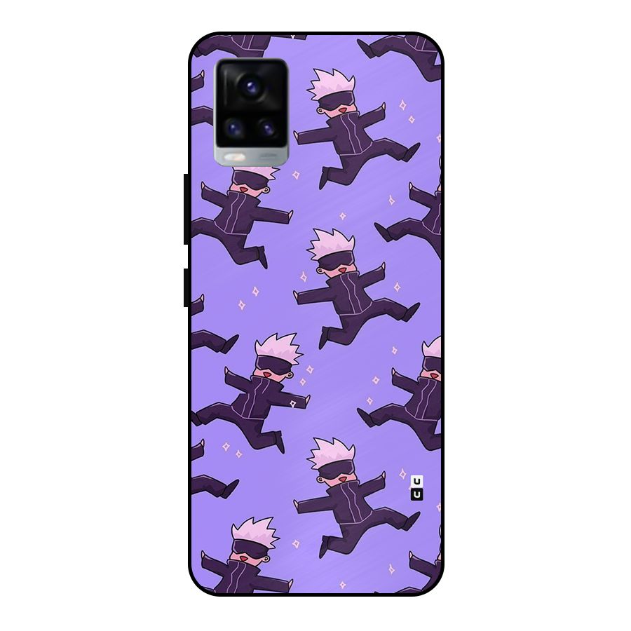 Happy Gojo Metal Back Case for Vivo V20 2021