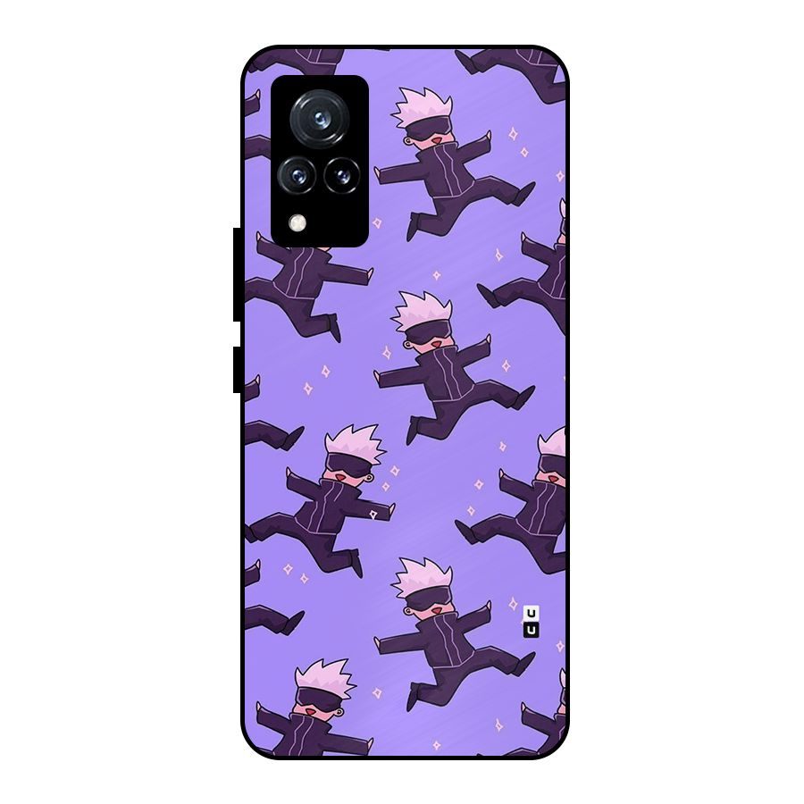 Happy Gojo Metal Back Case for Vivo V21 5G
