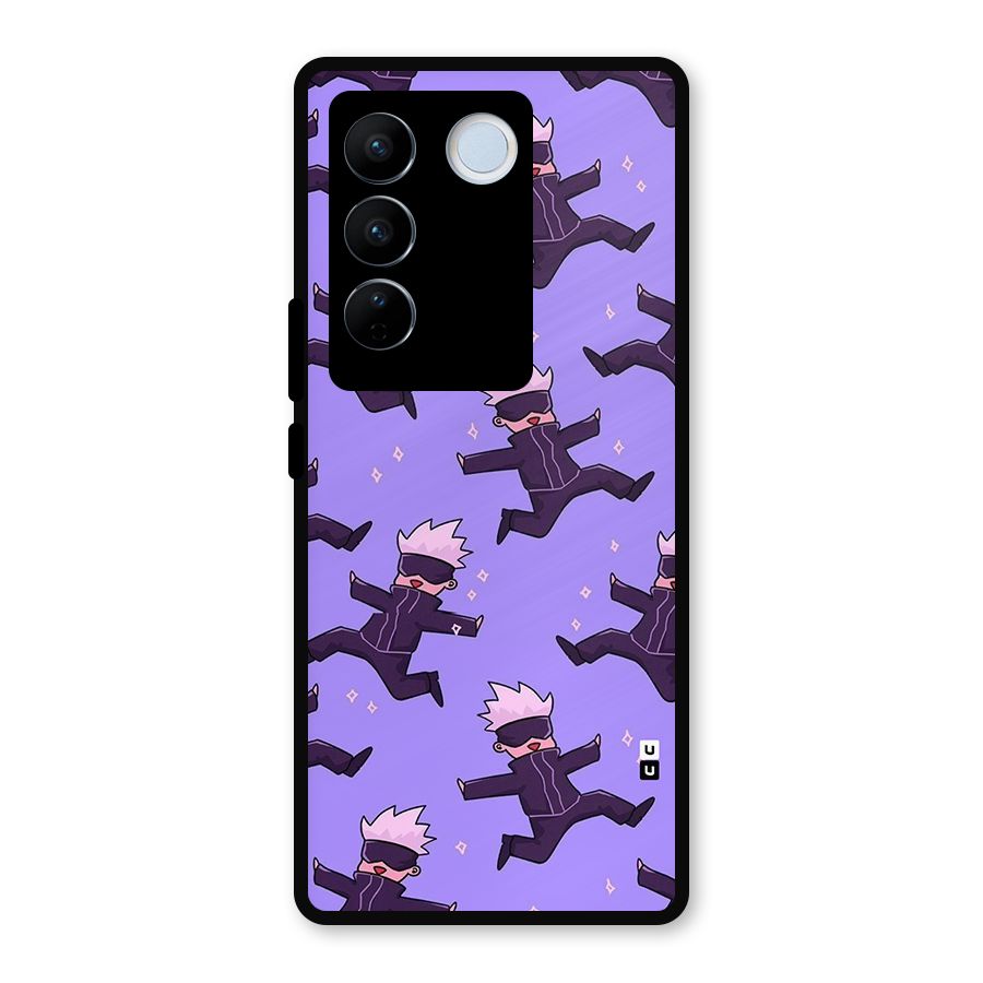 Happy Gojo Metal Back Case for Vivo V27