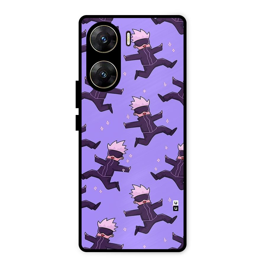 Happy Gojo Metal Back Case for Vivo V29e