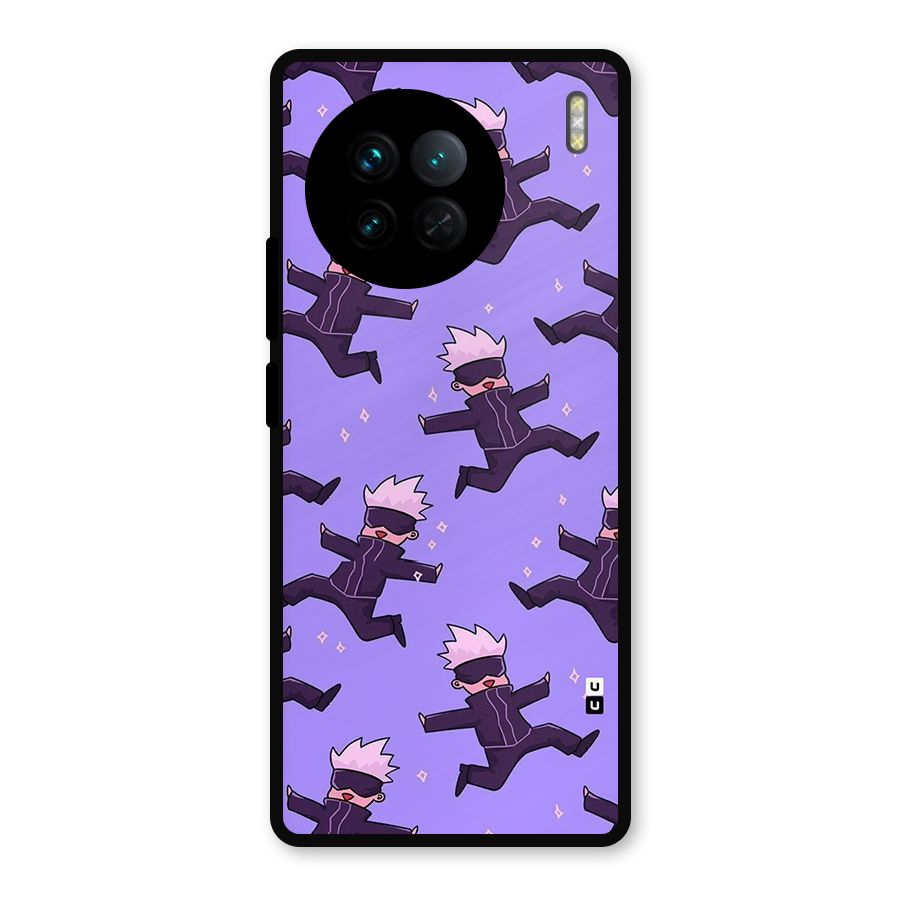 Happy Gojo Metal Back Case for Vivo X90