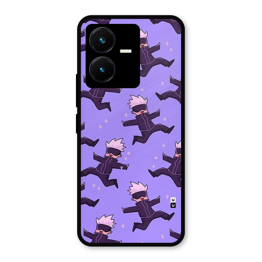 Happy Gojo Metal Back Case for Vivo Y22