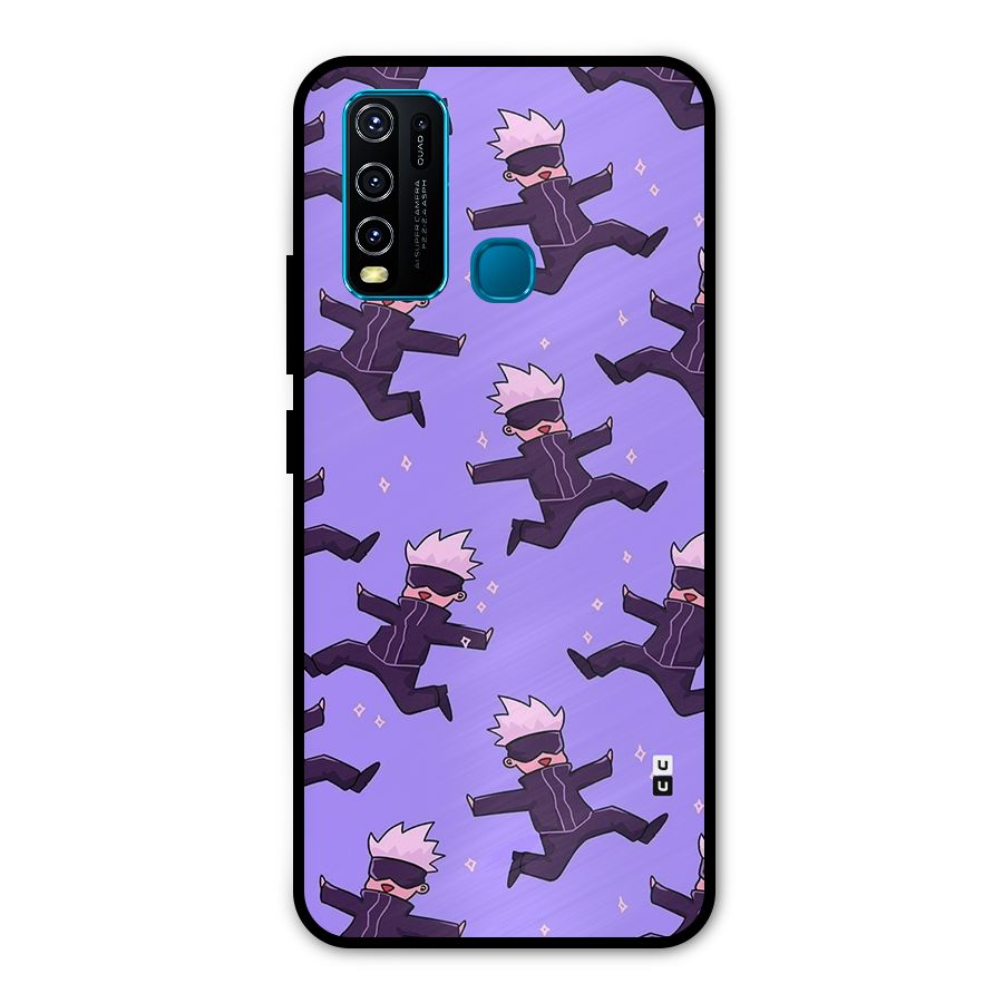 Happy Gojo Metal Back Case for Vivo Y30
