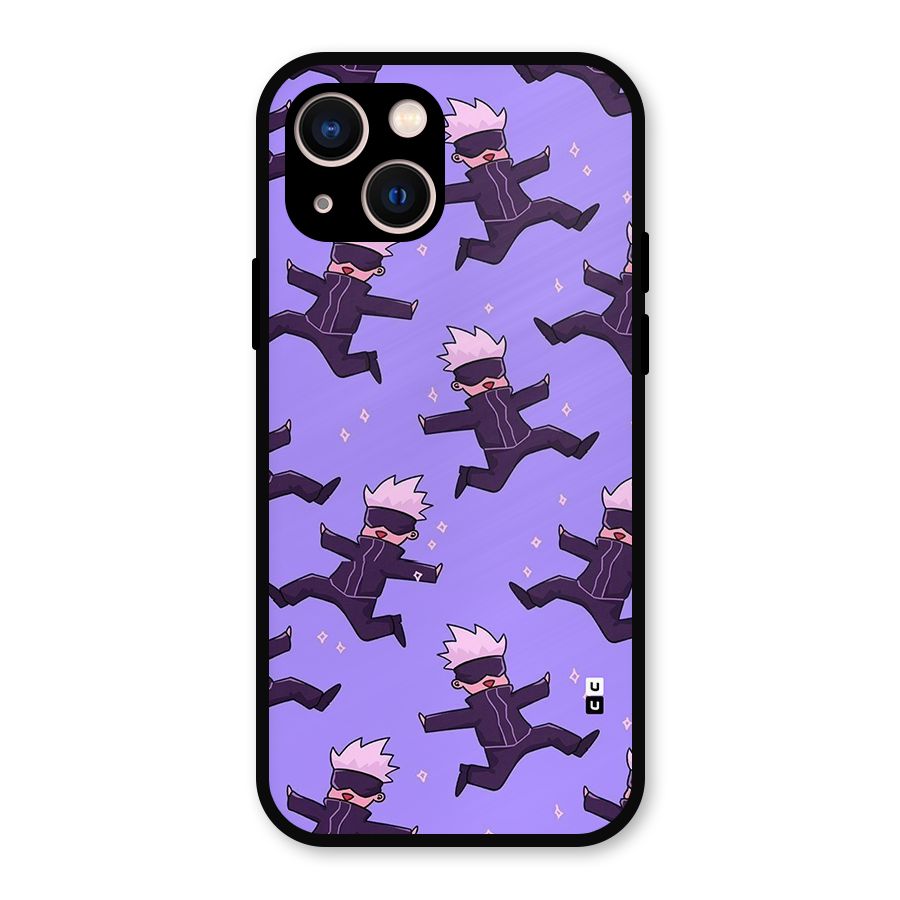 Happy Gojo Metal Back Case for iPhone 13