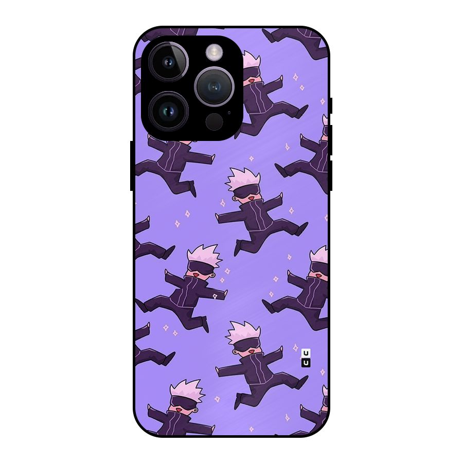 Happy Gojo Metal Back Case for iPhone 14 Pro Max