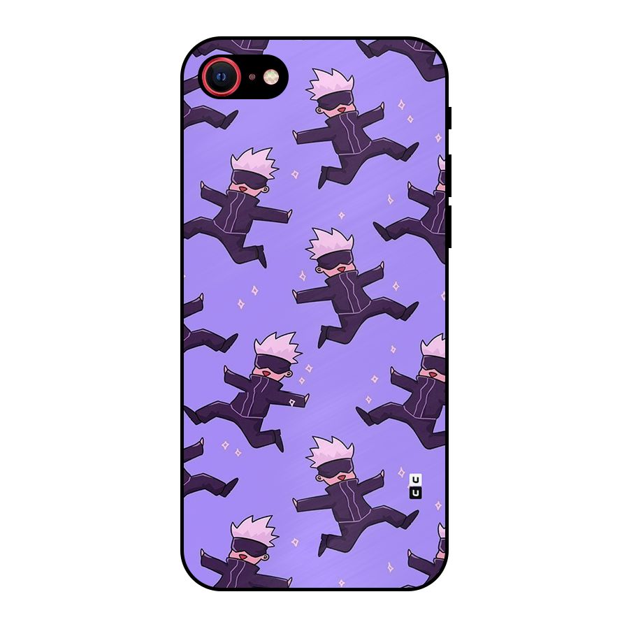Happy Gojo Metal Back Case for iPhone 8