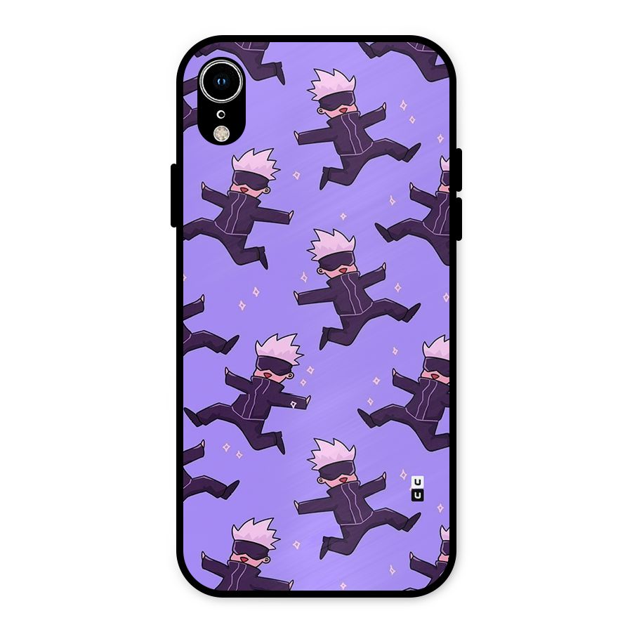 Happy Gojo Metal Back Case for iPhone XR