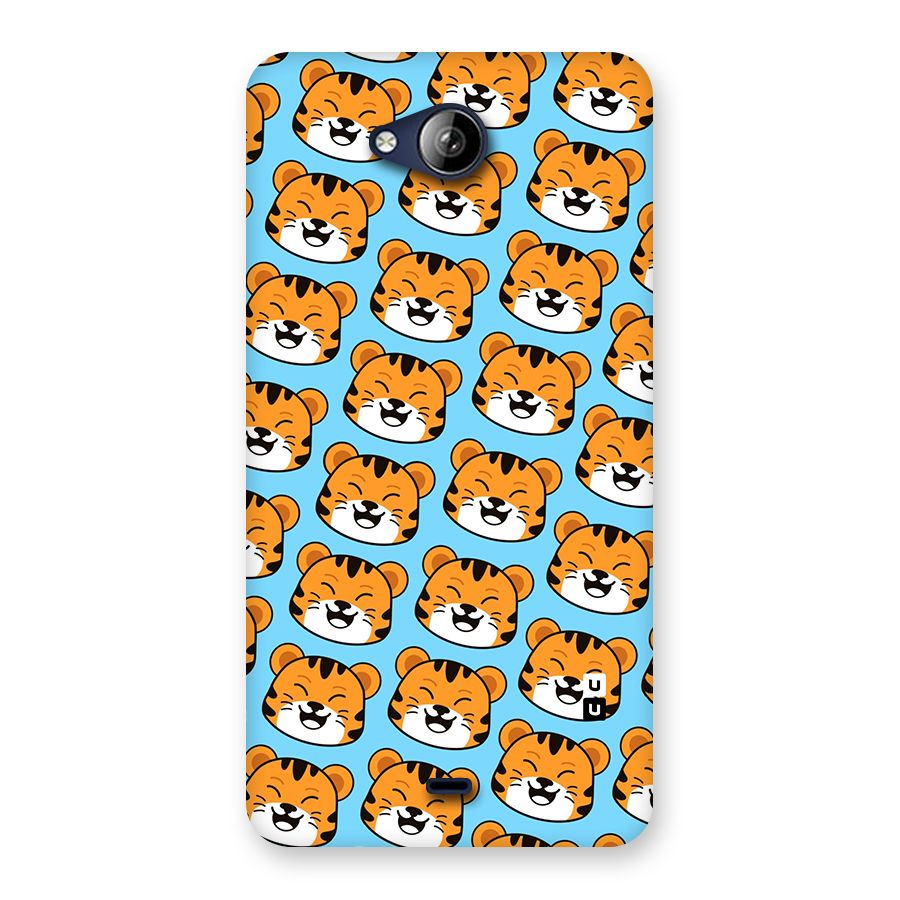 Happy Kitten Pattern Back Case for Canvas Play Q355