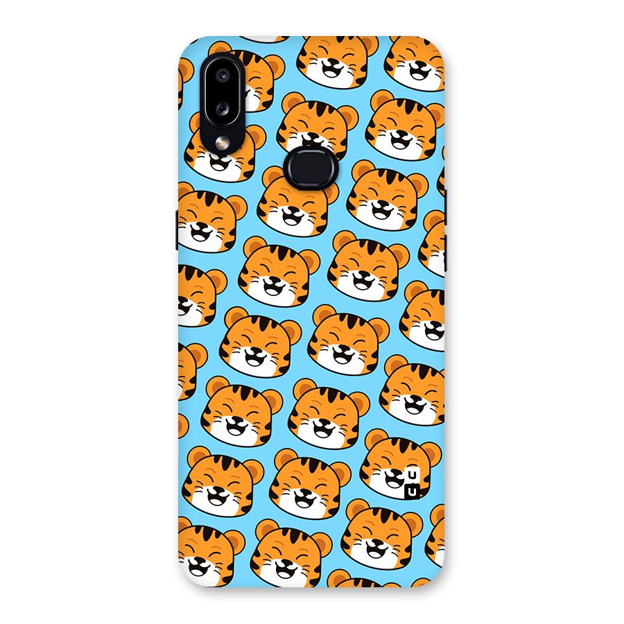 Happy Kitten Pattern Back Case for Galaxy A10s