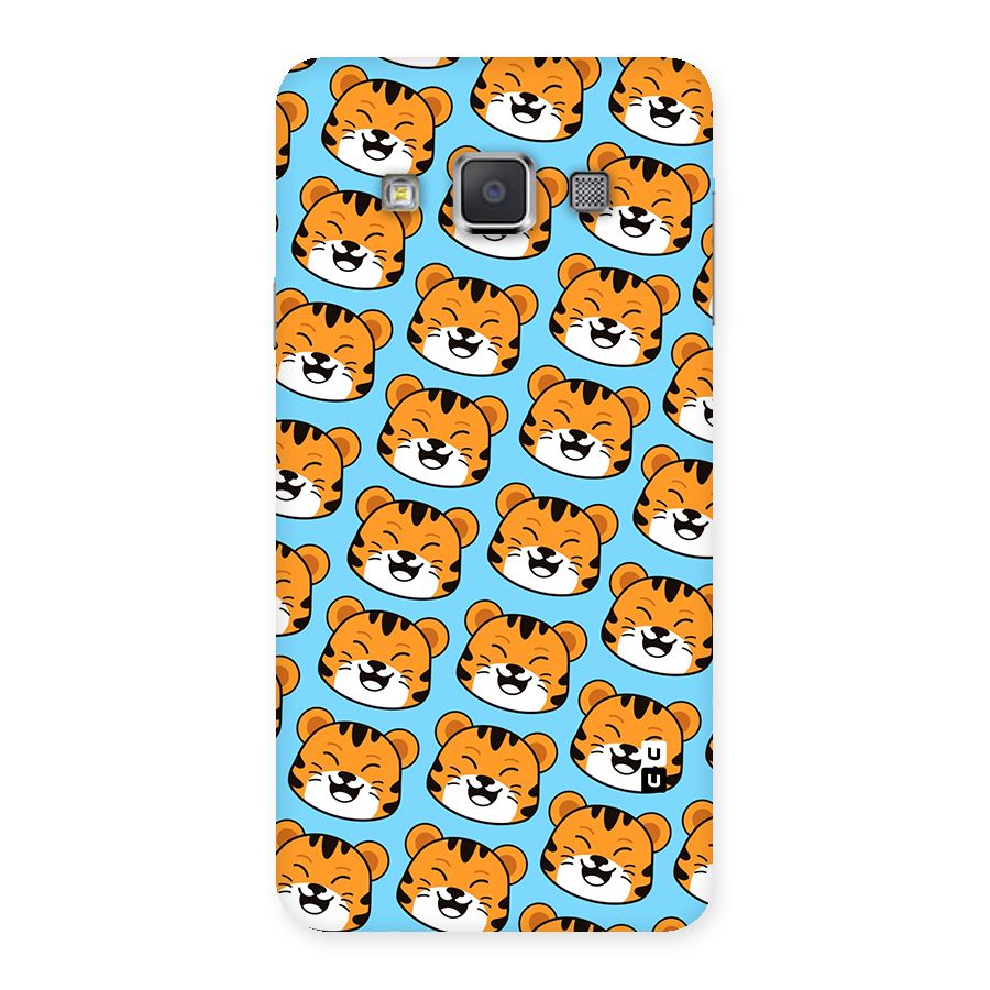 Happy Kitten Pattern Back Case for Galaxy A3