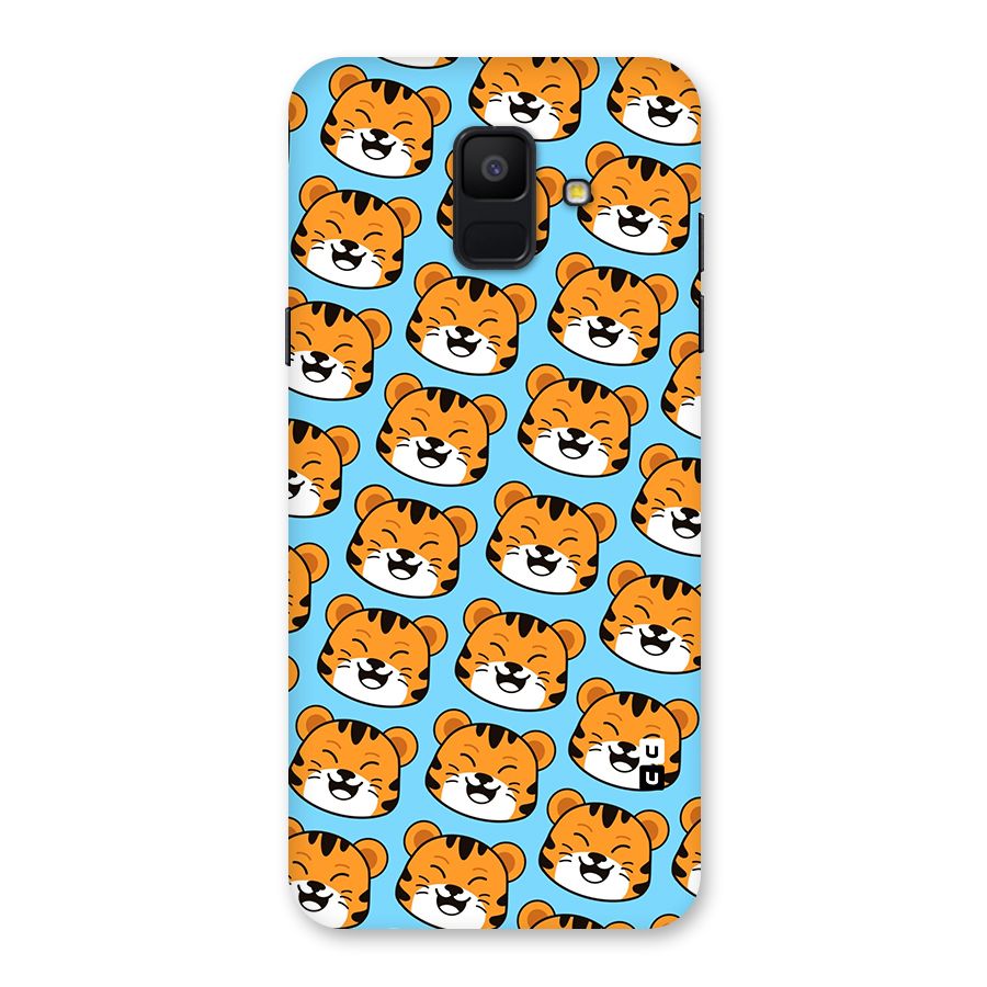 Happy Kitten Pattern Back Case for Galaxy A6 (2018)