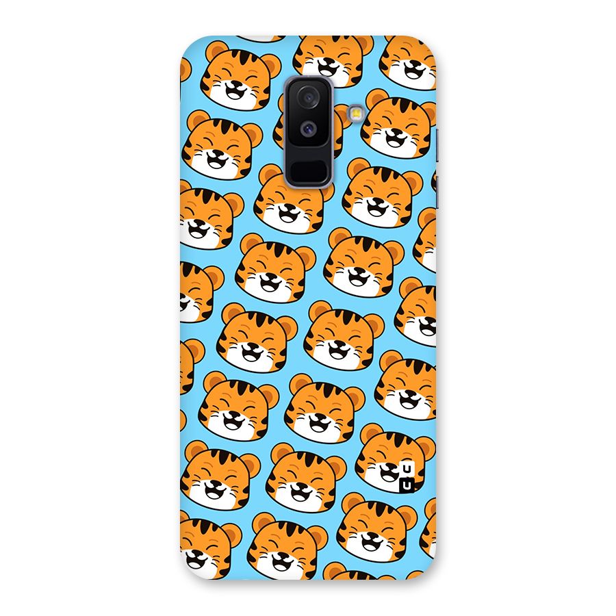 Happy Kitten Pattern Back Case for Galaxy A6 Plus