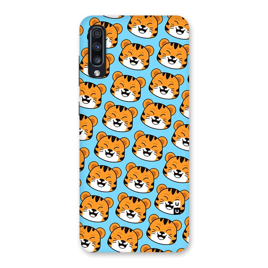 Happy Kitten Pattern Back Case for Galaxy A70