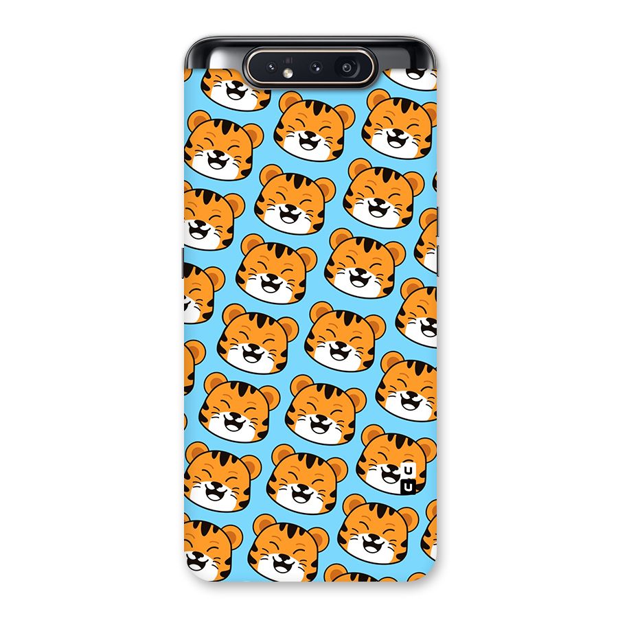 Happy Kitten Pattern Back Case for Galaxy A80