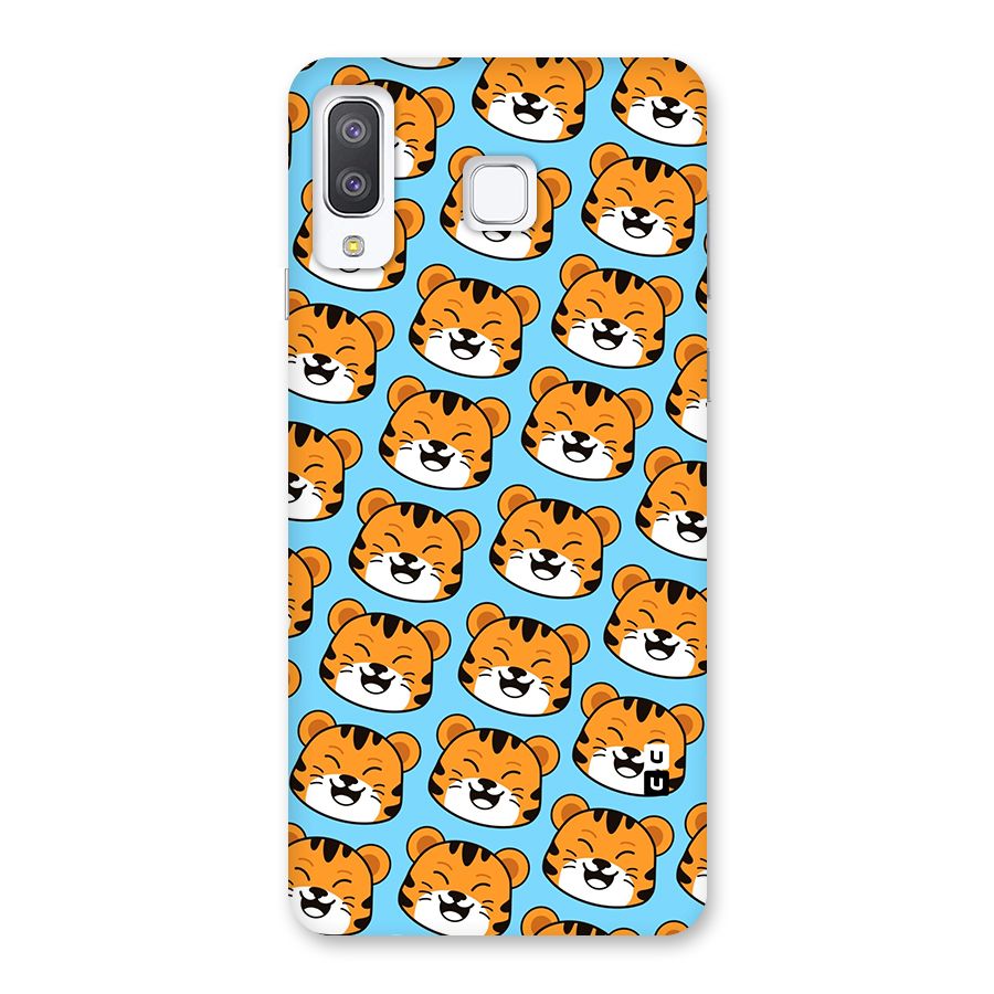 Happy Kitten Pattern Back Case for Galaxy A8 Star