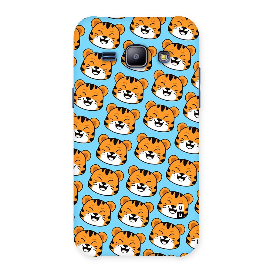 Happy Kitten Pattern Back Case for Galaxy J1