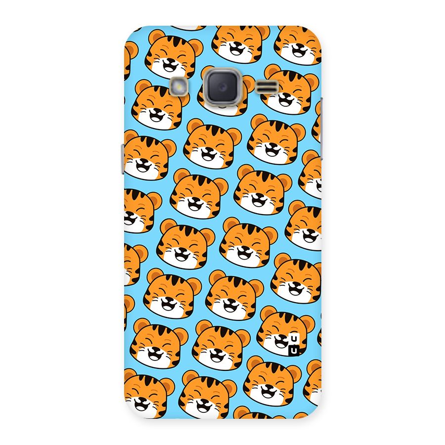 Happy Kitten Pattern Back Case for Galaxy J2