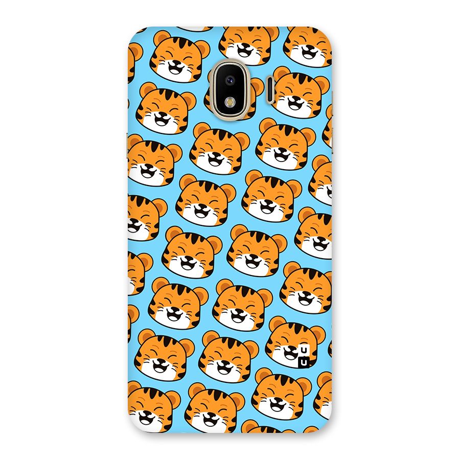 Happy Kitten Pattern Back Case for Galaxy J4