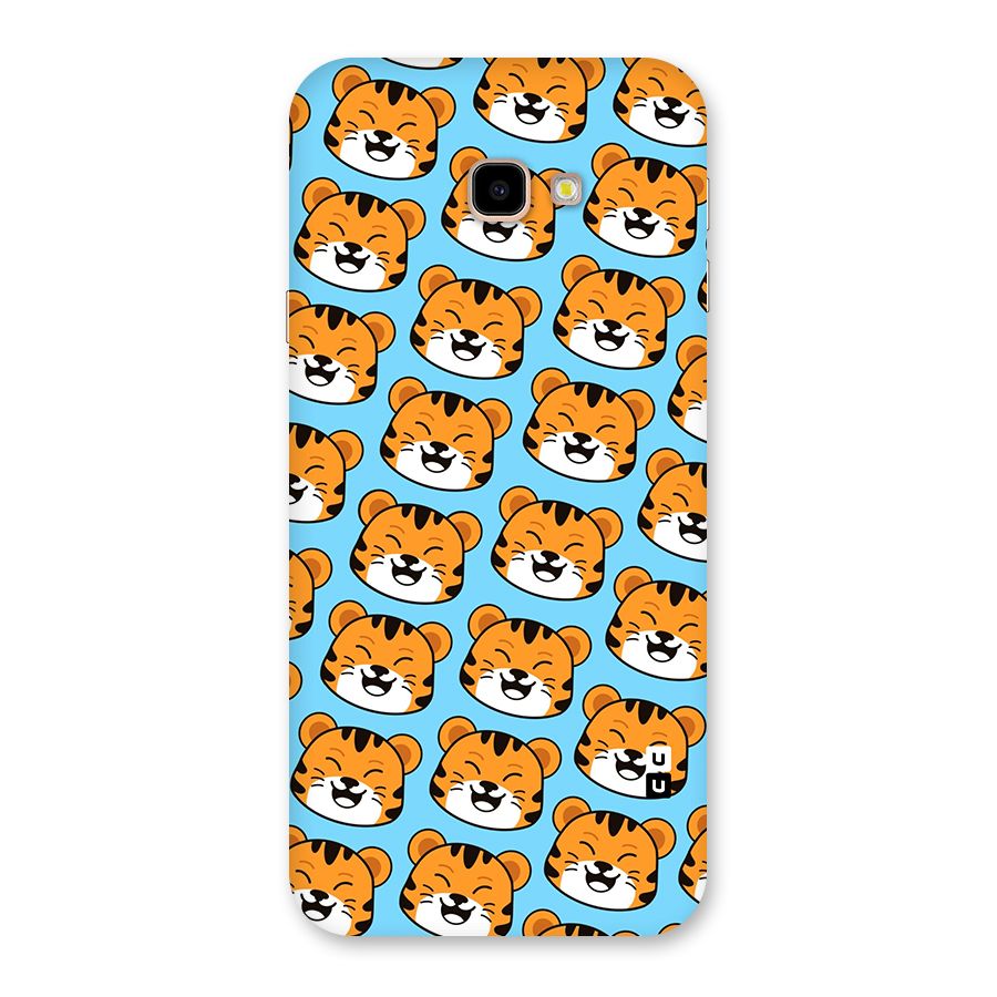 Happy Kitten Pattern Back Case for Galaxy J4 Plus