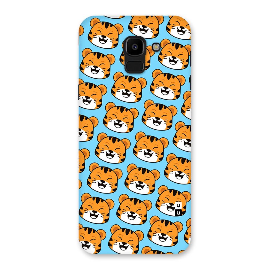 Happy Kitten Pattern Back Case for Galaxy J6