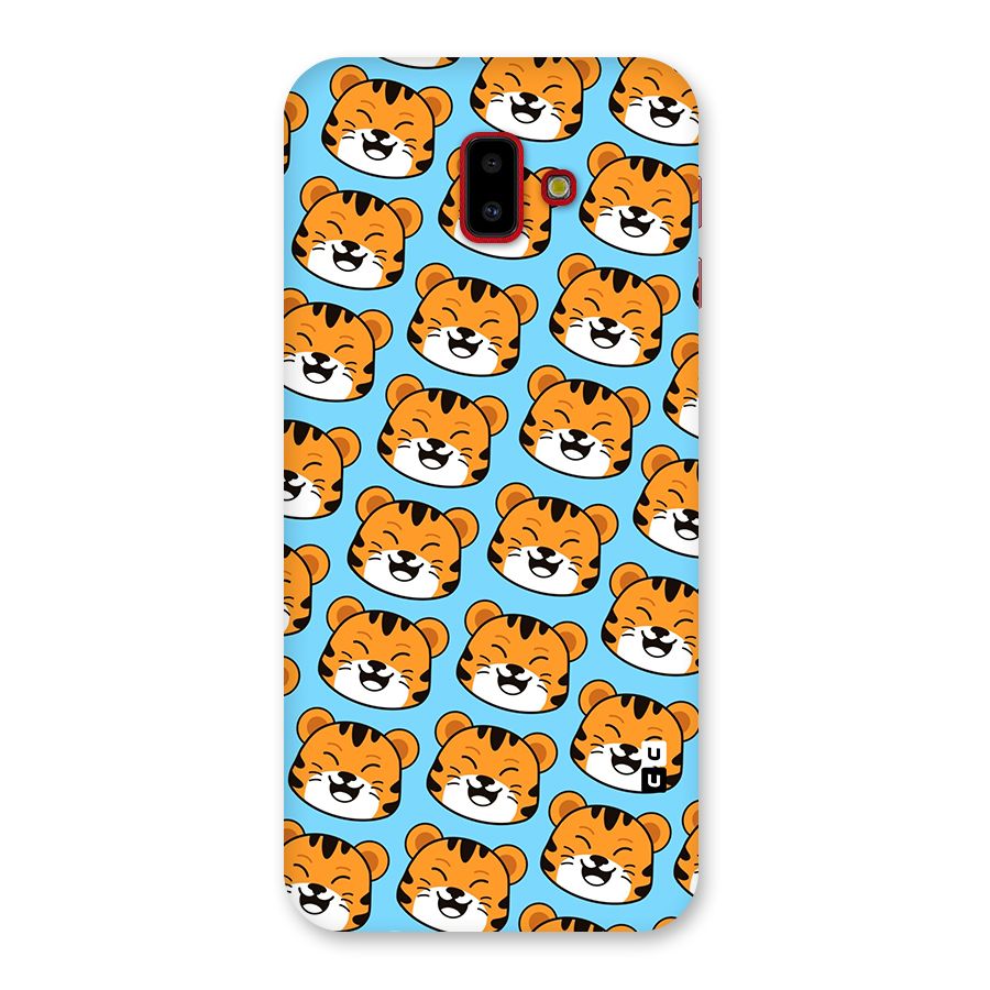 Happy Kitten Pattern Back Case for Galaxy J6 Plus