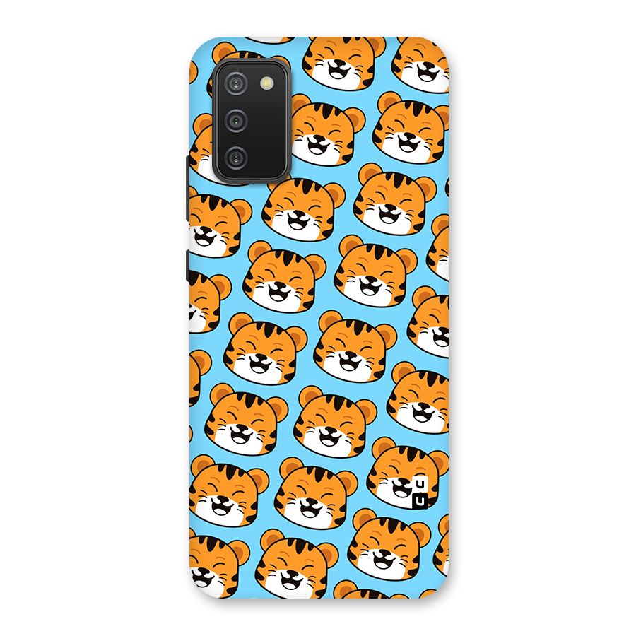 Happy Kitten Pattern Back Case for Galaxy M02s