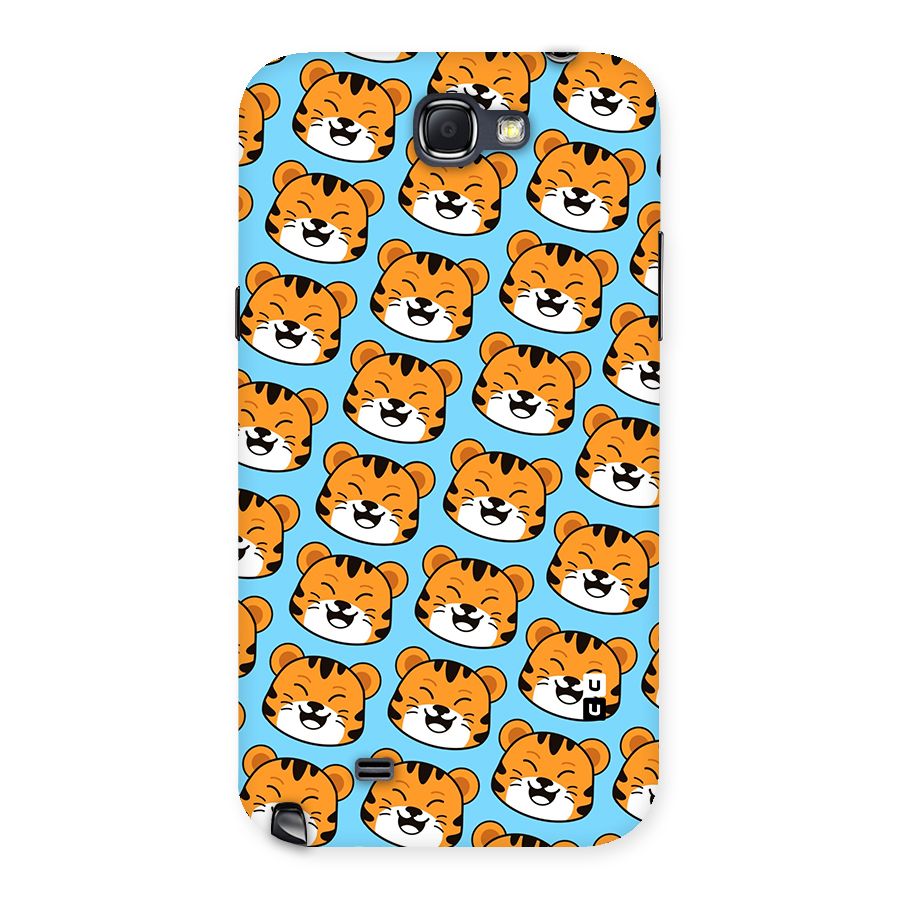Happy Kitten Pattern Back Case for Galaxy Note 2