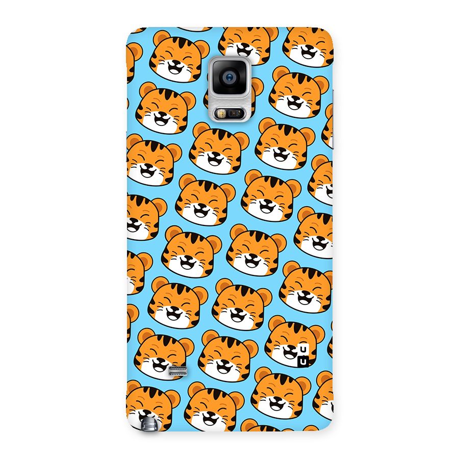 Happy Kitten Pattern Back Case for Galaxy Note 4