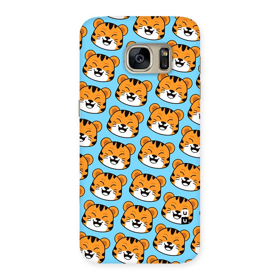 Happy Kitten Pattern Back Case for Galaxy S7