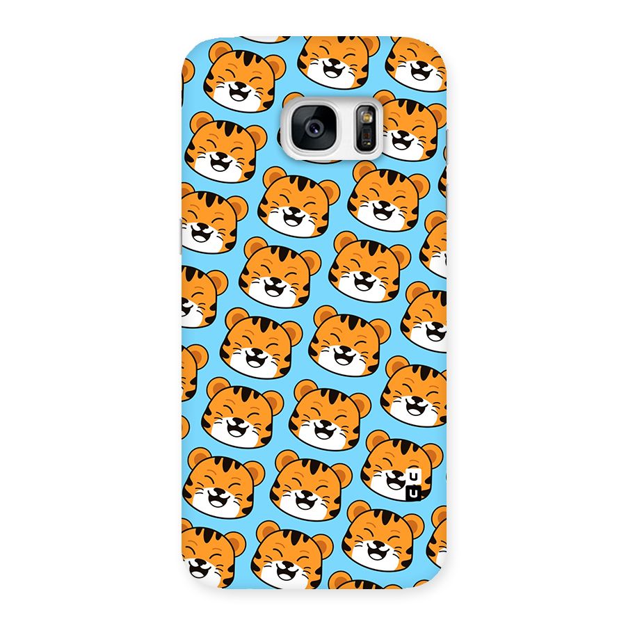 Happy Kitten Pattern Back Case for Galaxy S7 Edge