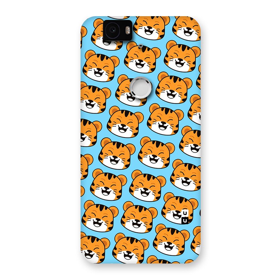 Happy Kitten Pattern Back Case for Google Nexus-6P