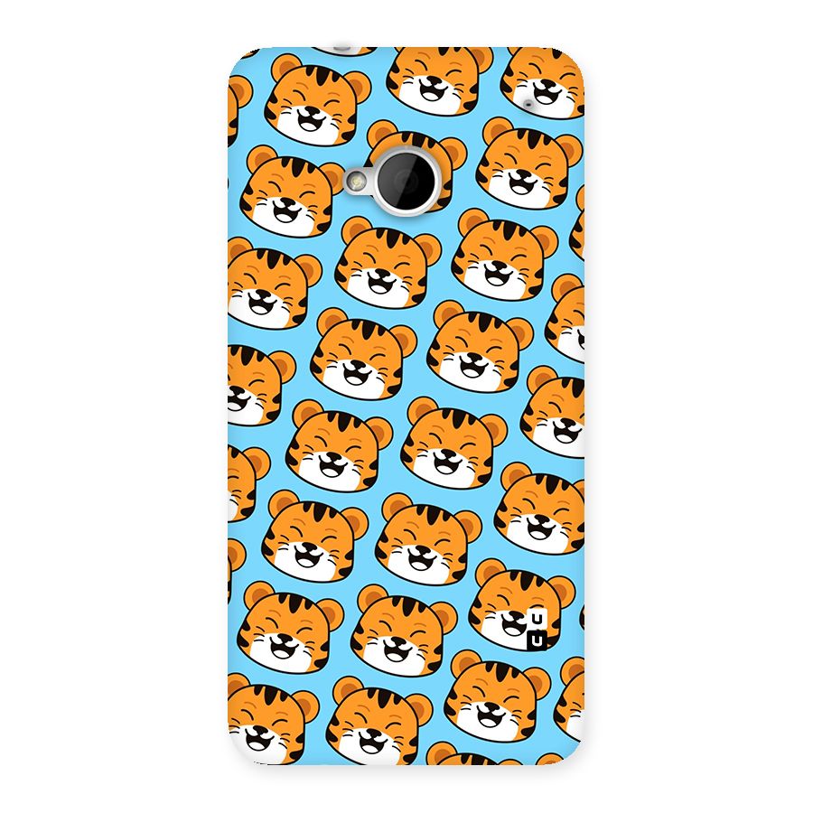 Happy Kitten Pattern Back Case for HTC One M7