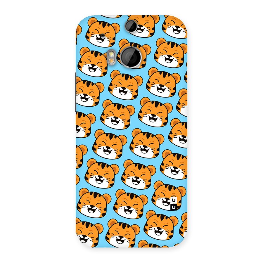 Happy Kitten Pattern Back Case for HTC One M8